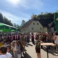 Feierstimmung in Gams