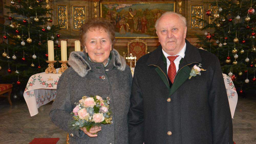 Theresia und Alois Mayrhofer sind seit 60 Jahren verheiratet