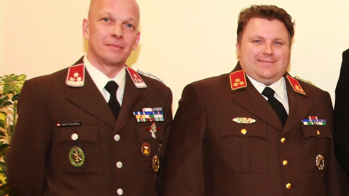 Mit Kommandant Markus Nußbaummüller und Stellvertreter Uwe Wintschnig hat die Feuerwehr Fohnsdorf ein neues Führungsduo.