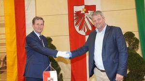 Spittal: Bezirkshauptmann Klaus Brandner gratulierte Bürgermeister Gerhard Köfer