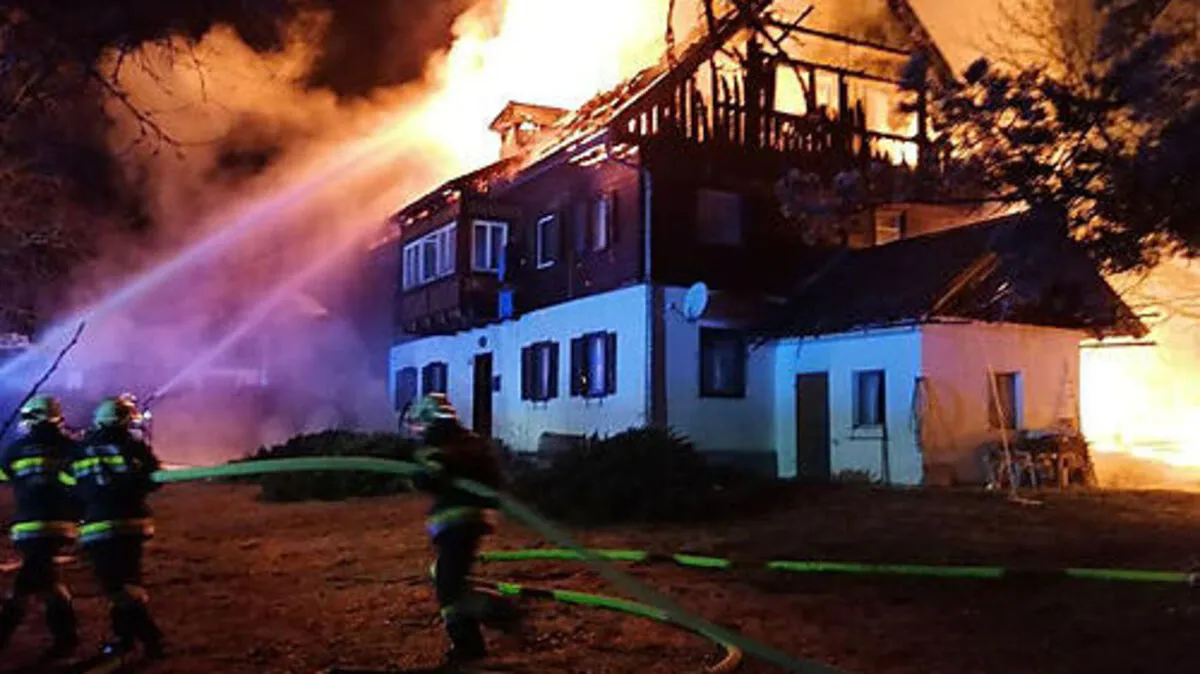126 Mann der Feuerwehr waren im Einsatz