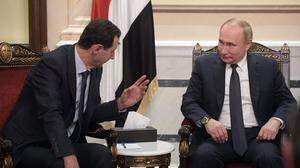 Putin war im Jänner dieses Jahres noch in Damaskus bei Assad