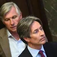 Meischberger (li.) und Grasser während des Buwog-Verfahrens 2020