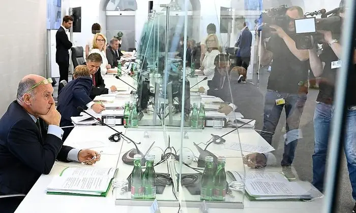 Ein konzentrierter Präsident