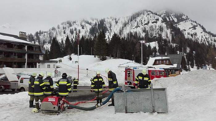 Einsatzübung am Nassfeld