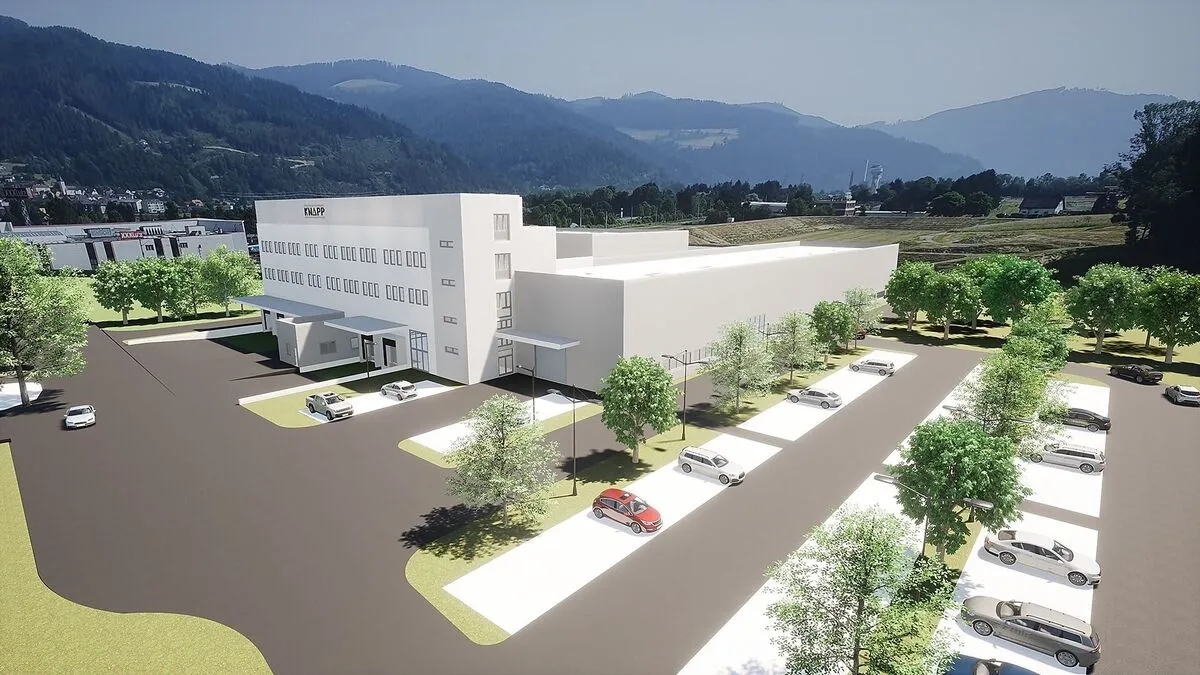 KNAPP Systemintegration in Leoben baut eine neue Montage- und Logistikhalle 
