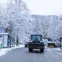 Schneefall in Villach