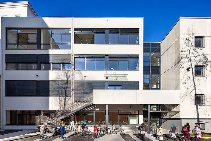 Bei den Bundesschulen sind etwa Sanierung/Ausbau Lichtenfelsgasse (Bild), Kirchengasse oder der Bau der Sporthalle der HIB Liebenau dabei.