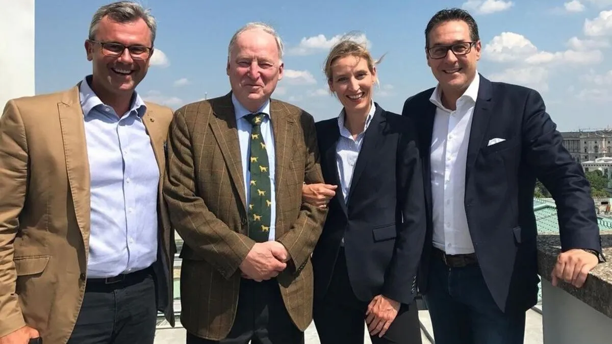 Hofer, Gauland, Weidel und Strache