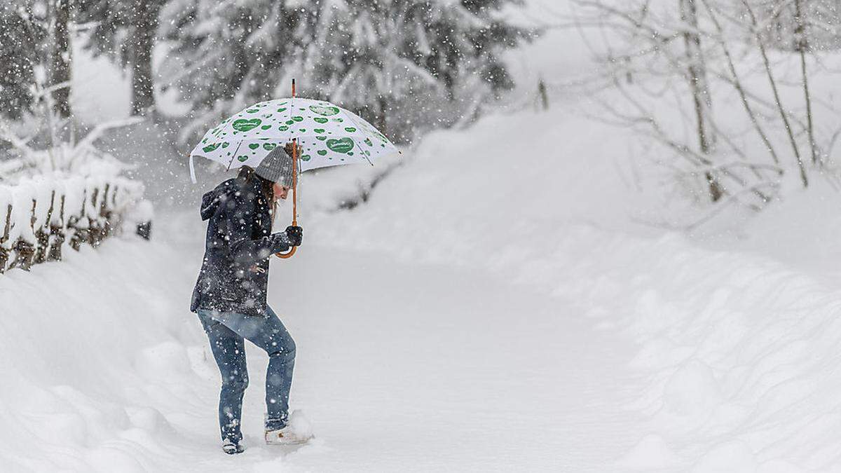 Es ist noch nicht vorbei mit dem Schnee