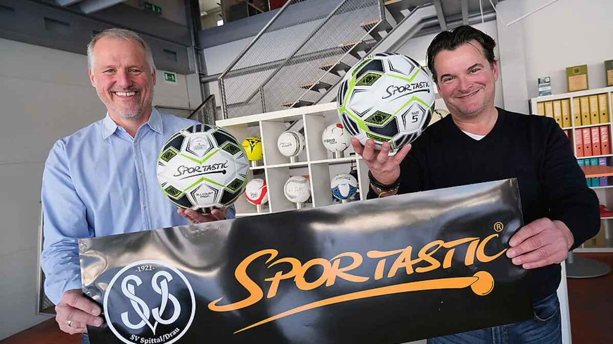SPORTASTIC-Chef Thomas Stadler (links) mit SVS-Obmann Gerald Gadnik