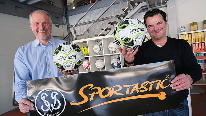 SPORTASTIC-Chef Thomas Stadler (links) mit SVS-Obmann Gerald Gadnik