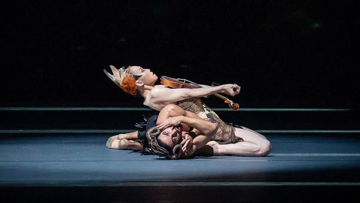 Szene aus "Dornröschen" in der Wiener Staatsoper