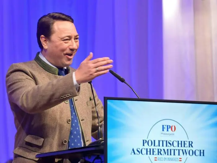 Meistens sachlich – außer beim Rieder Aschermittwoch: Manfred Haimbuchner , Oberösterreichs FPÖ-Chef