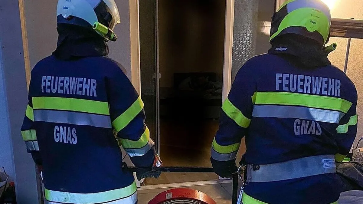 Die Kameradinnen und Kameraden wurden gerufen, bevor sich der Brand ausbreiten konnte