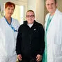 Diplomkrankenspflegerin Eveline Krobath und Mediziner Lars-Peter Kamolz, Leiter der Klinische Abteilung für Plastische, Ästhetische und Rekonstruktive Chirurgie, mit der Kärntnerin