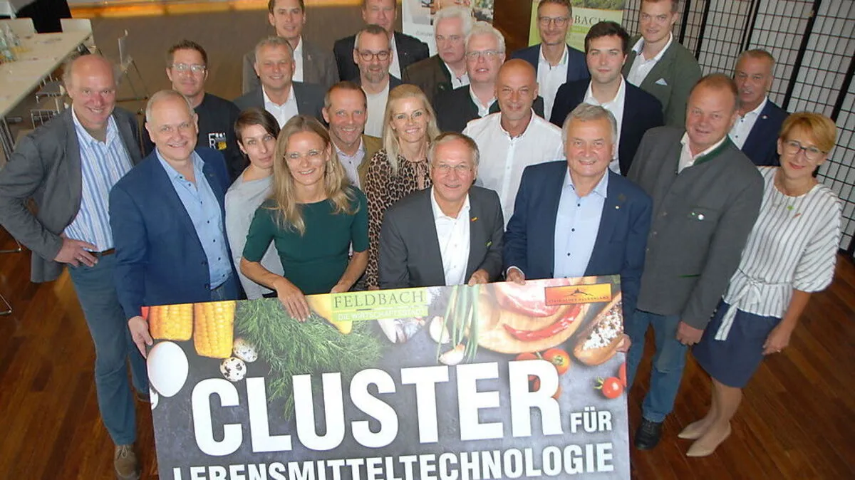 Mitglieder des Clusters präsentierten ihre Vorstellungen für die Weiterentwicklung im Lebensmittelbereich