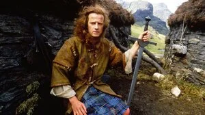 Christopher Lambert als Highlander im gleichnamigen Film aus dem Jahr 1986