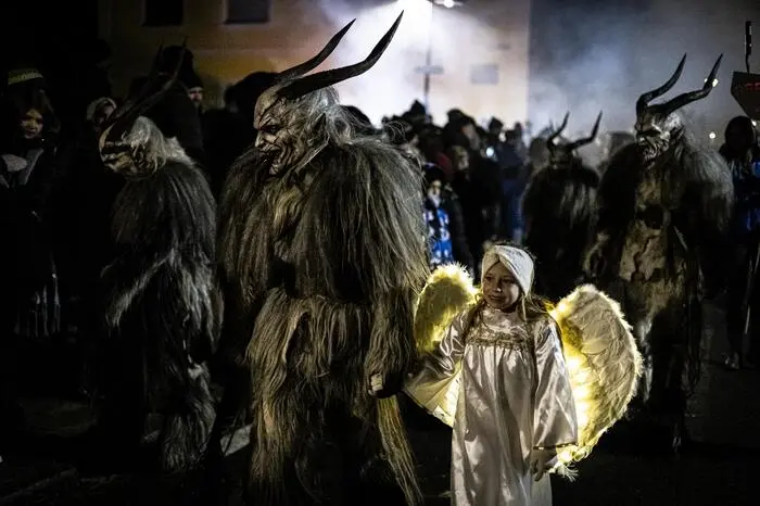Krampus Perchten Krampuslauf Köttmannsdorf November 2024