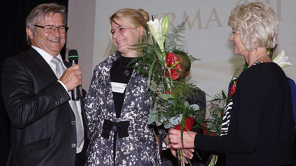 Firmenchef Herbert Spitzer mit Juniorchefin Simone Spitzer und Ehefrau Maria Spitzer