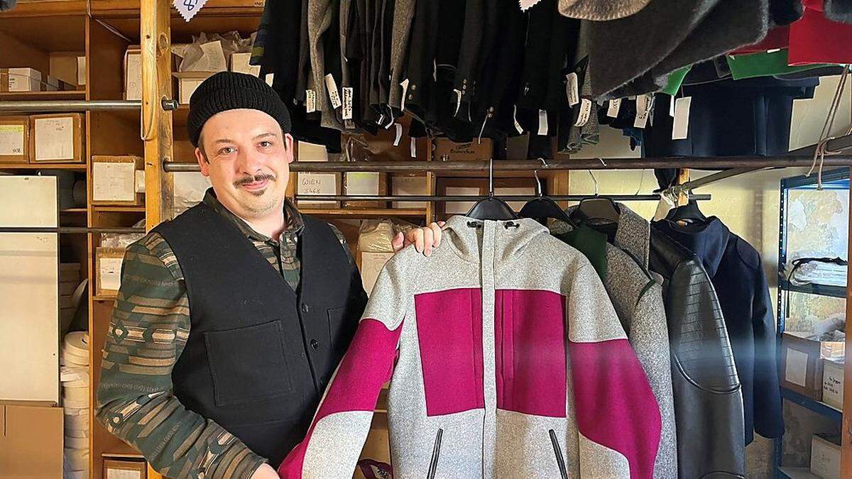 Jörg Steiner führt die Lodenwalkerei Steiner in Ramsau-Rössing