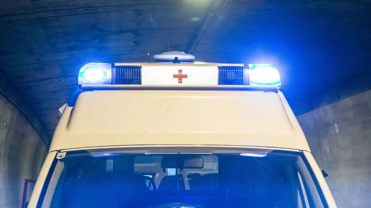 Die Rettung musste den Mann ins Klinikum bringen