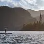 SUPing on Lake Bled in Slovenia