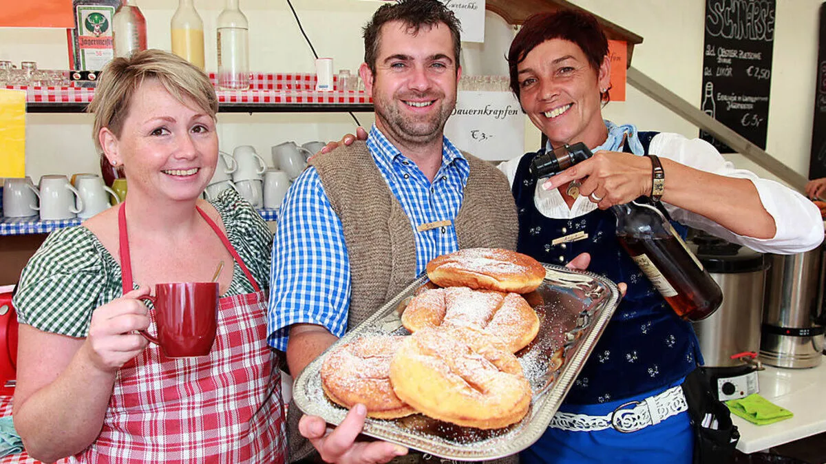 In der Jausenhütte von Didi Klančnik gibt es g’schmackige Bauernkrapfen