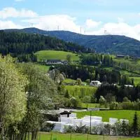 Eine Visualisierung des Windparks Peterer Alpe