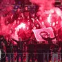 Die Dinamo- Ultras Bad Blue Boys gegen Rotterdam. Die Corona-Beschränkungen sind für den WAC sicher kein Nachteil