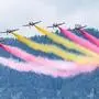 Bunte Farben am Himmel über Zeltweg
