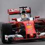 Sebastian Vettel hatte seinen Ferrari am besten im Griff