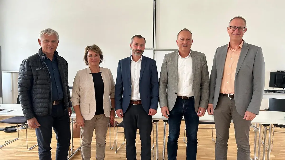 Egon Hierzegger, Pauline Häusler, Christian Haider, Armin Forstner und Egon Gojer