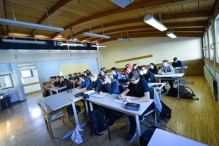So sehen derzeit noch die alten Klassenzimmer aus ...
