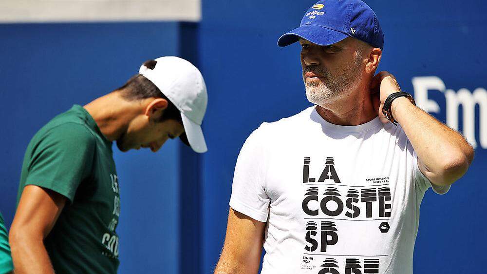 Gehen jetzt getrennte Wege: Gebhard Gritsch (rechts) und Novak Djokovic