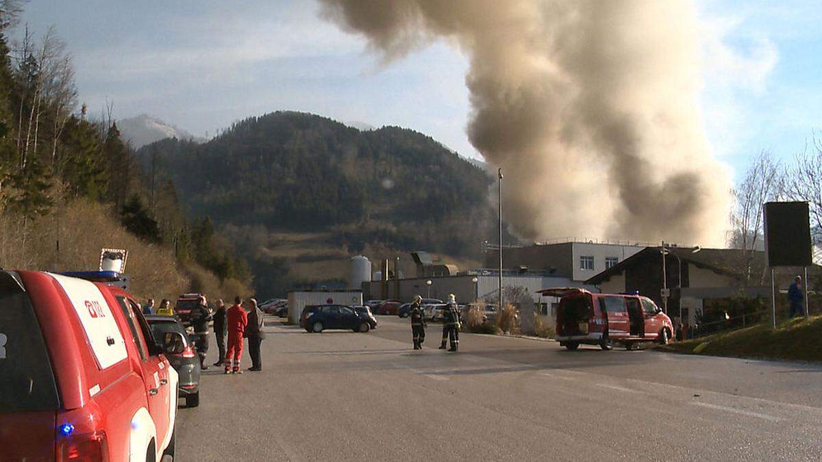 Der spektakuläre Brand im Georg- Fischer-Werk brachte die Feuerwehren zu Jahresbeginn an den Rand der Erschöpfung 