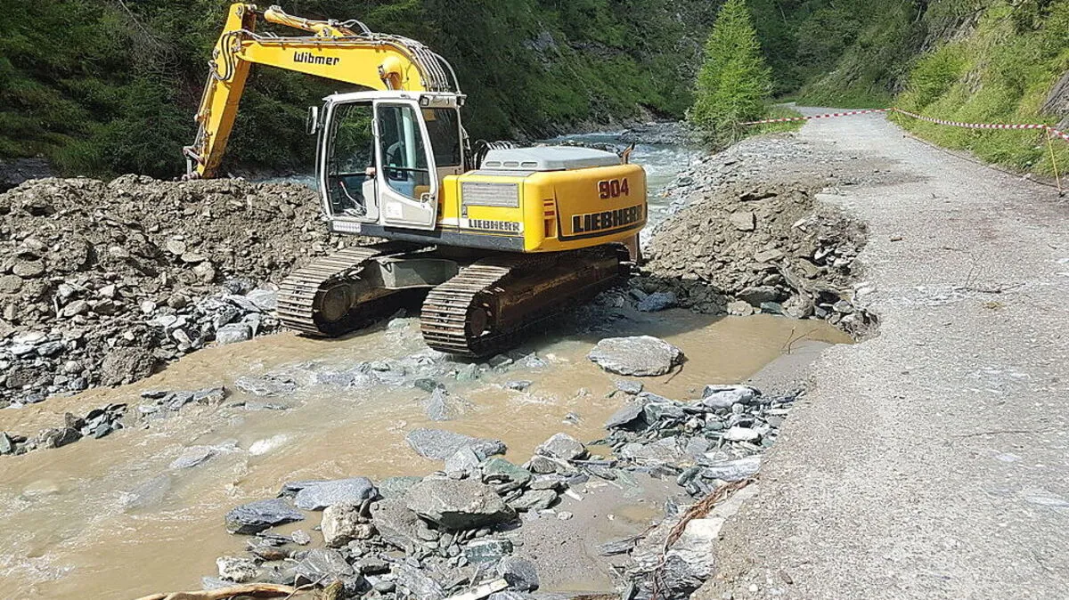 Die Aufräumarbeiten laufen auf Hochtouren