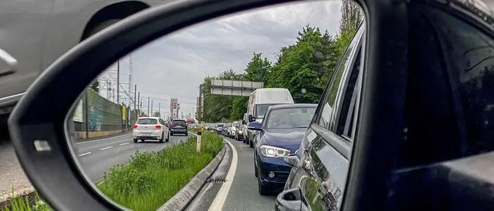 Besonders vor dem Karawankentunnel staute es sich am Samstag (Symbolfoto)