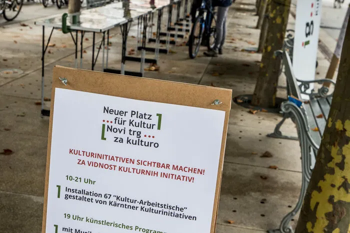 Es ging darum, die freie Szene auf einem zentralen Platz der Landeshauptstadt sichtbar zu machen.