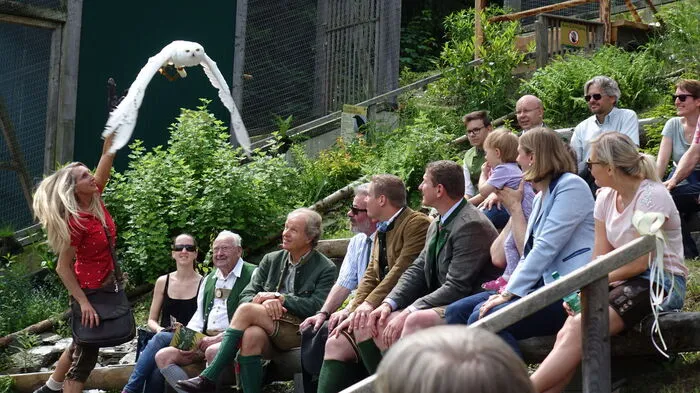 Kindheitserinnerungen wurden bei Besuchern wach, als sie den Wildpark Mautern durchwanderten und Füchse, Luchse sowie die Greifvögel Willi, Putzi und Tommi kennenlernten. Und auch Bär Ingo, seit 27 Jahren Bewohner am Alpsteig, wie Tierparkleiterin Sonja Gollenz, wissen ließ.
