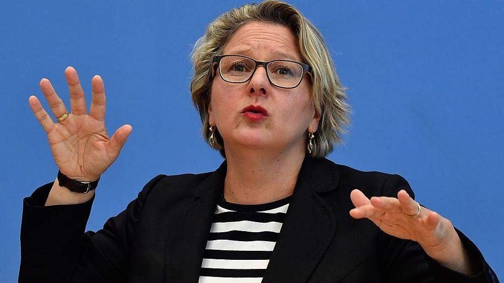 Deutsche Umweltministerin Svenja Schulze (SPD)