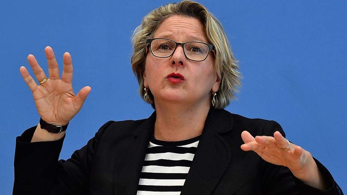 Deutsche Umweltministerin Svenja Schulze (SPD)