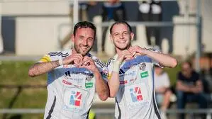 Markus Pink und Angelo Gattermayer feierten das 1:0 gegen den GAK