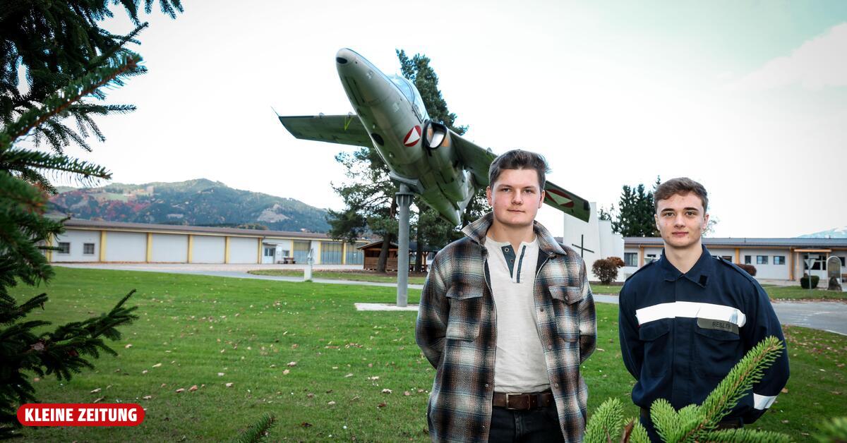 Young soldiers in the military: 