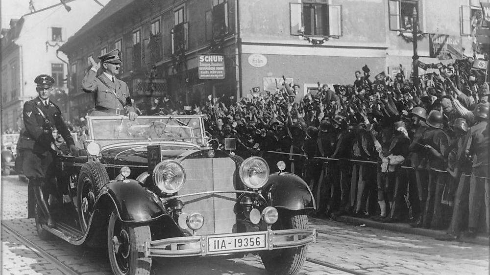 Hitler 1938 in Graz.