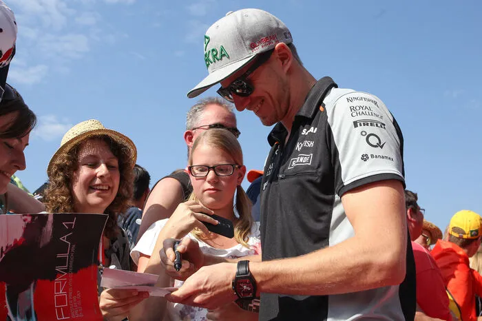 Nico Huelkenberg (Force India) ...