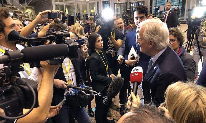 Mann der Stunde: Michel Barnier gibt Interviews. Viele Interwievs
