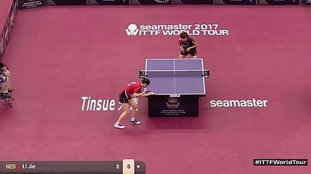 Hitomi Sato und Li Jie beim Quatar Open