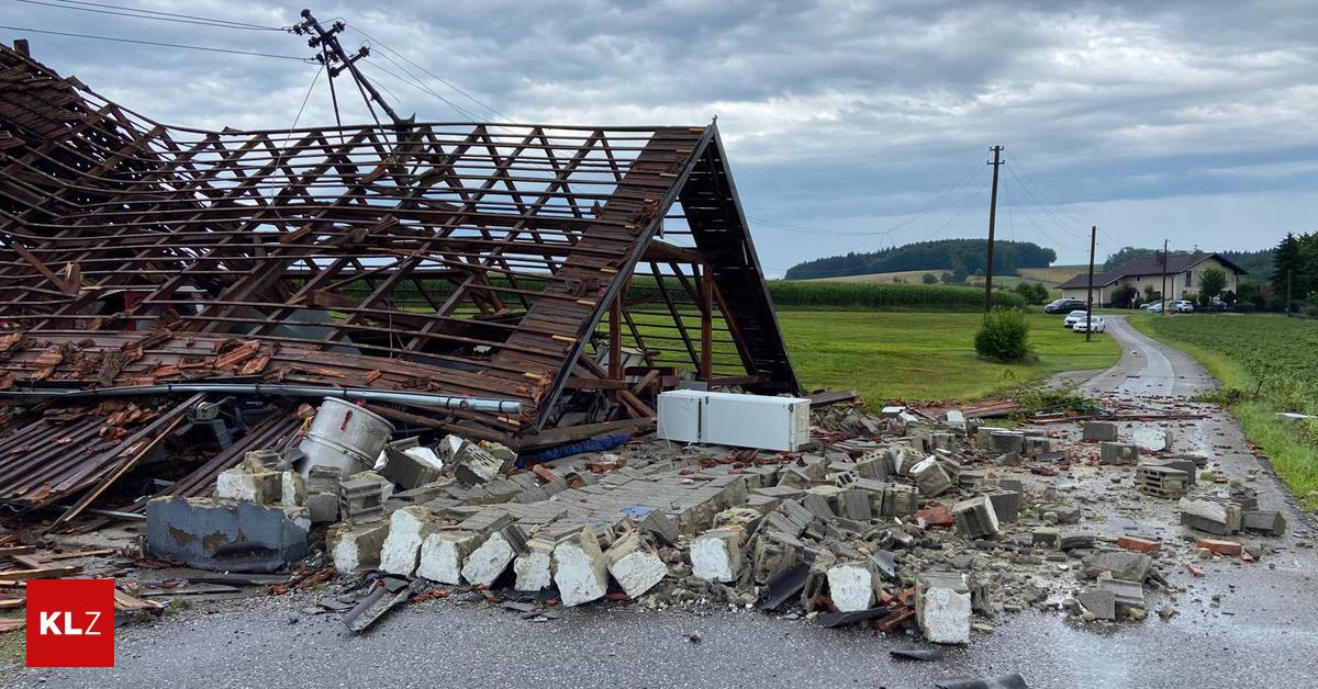 300 firefighters in action: Storm left a trail of devastation through ...