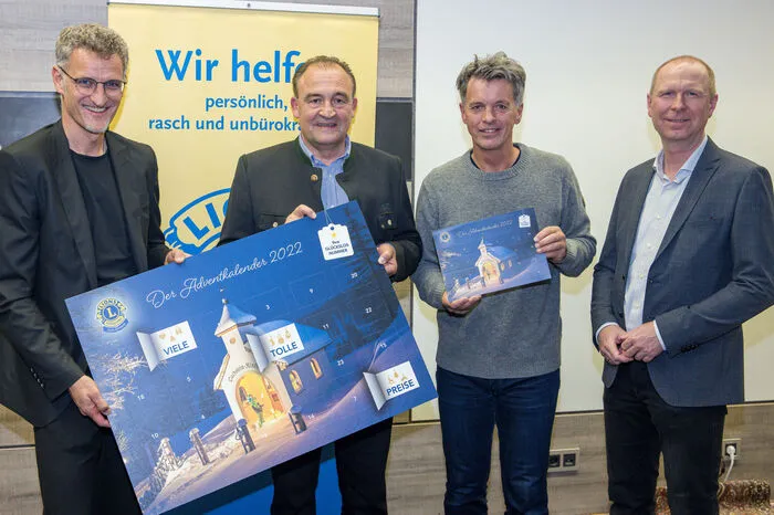 Gerhard Kreiner, Heinz Pürcher, Herbert Raffalt und Fred Schlögl